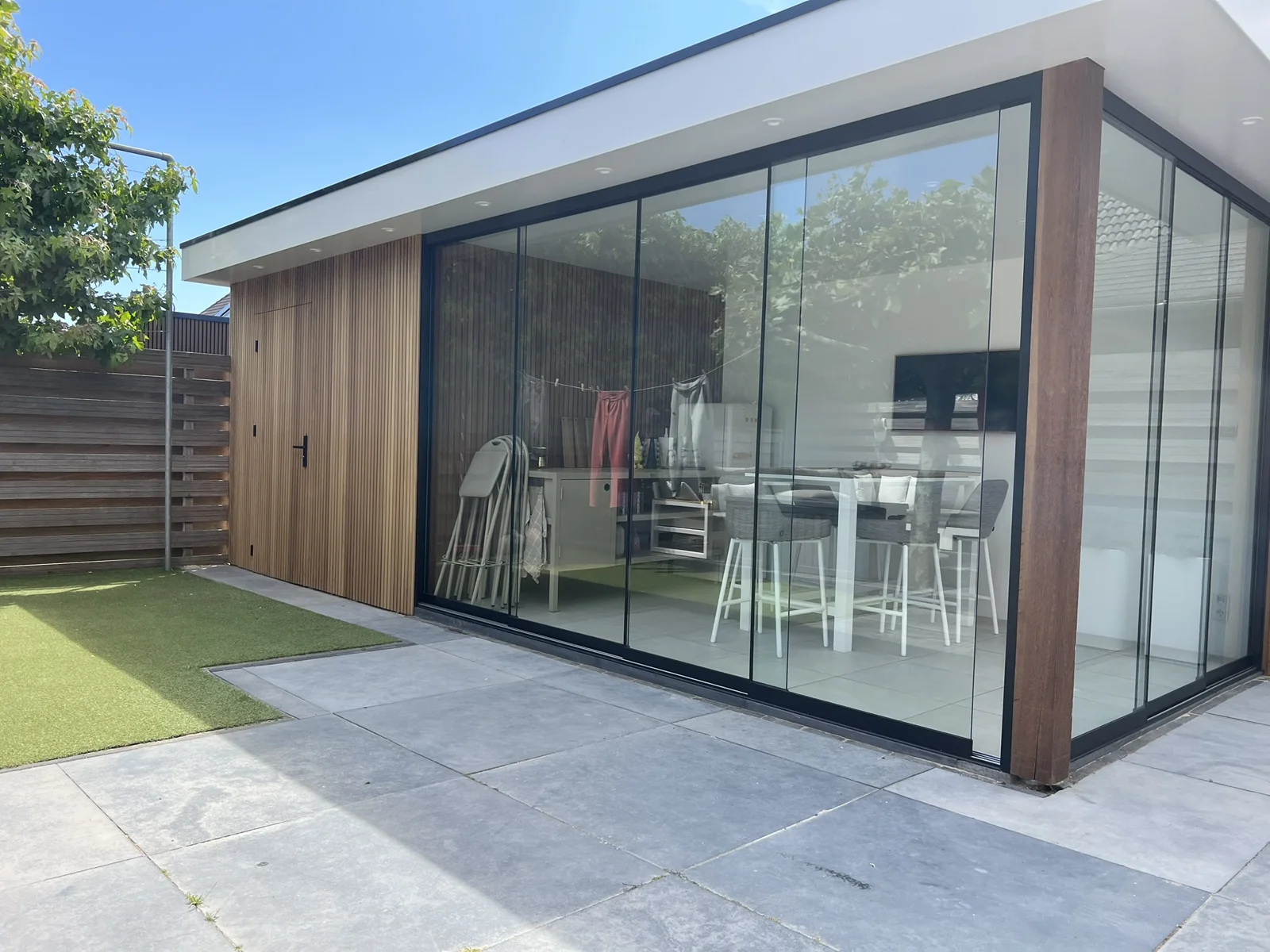 Deluxe met glazen hoek — projectfoto 2
